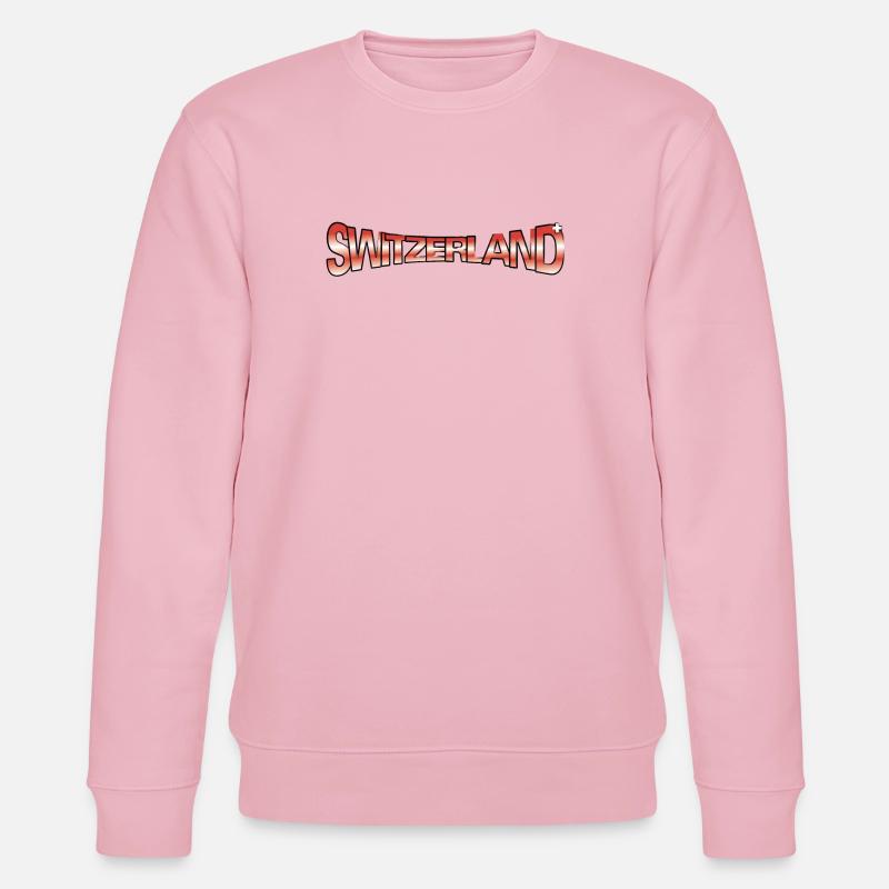 SWITZERLAND CLAIM - Stanley/Stella Unisex Bio-Sweatshirt CHANGER  - Hellrosa
