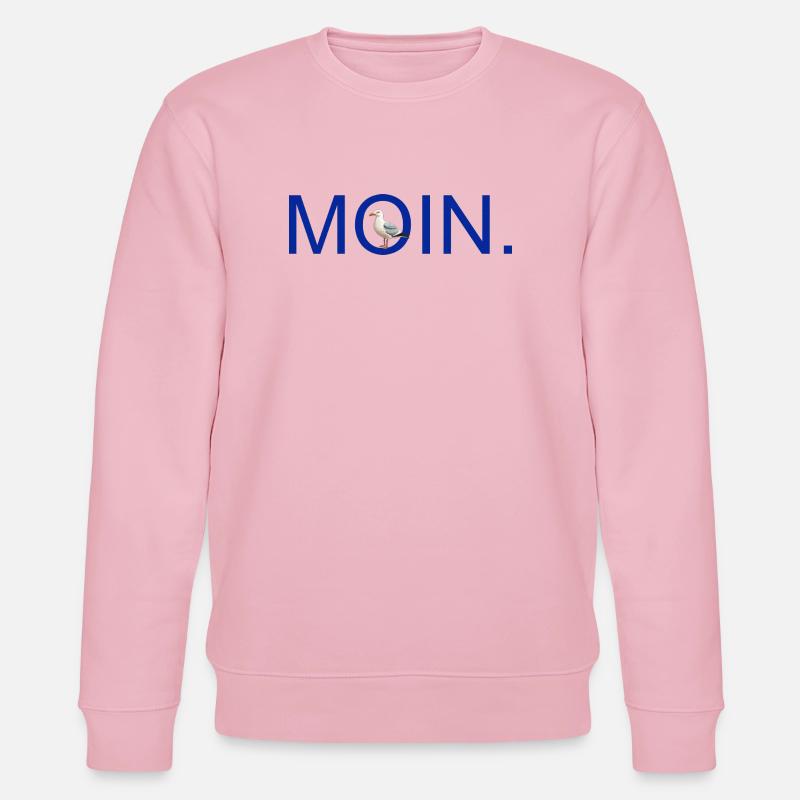 MOIN. mit Möve - Stanley/Stella Unisex Bio-Sweatshirt CHANGER  - Hellrosa