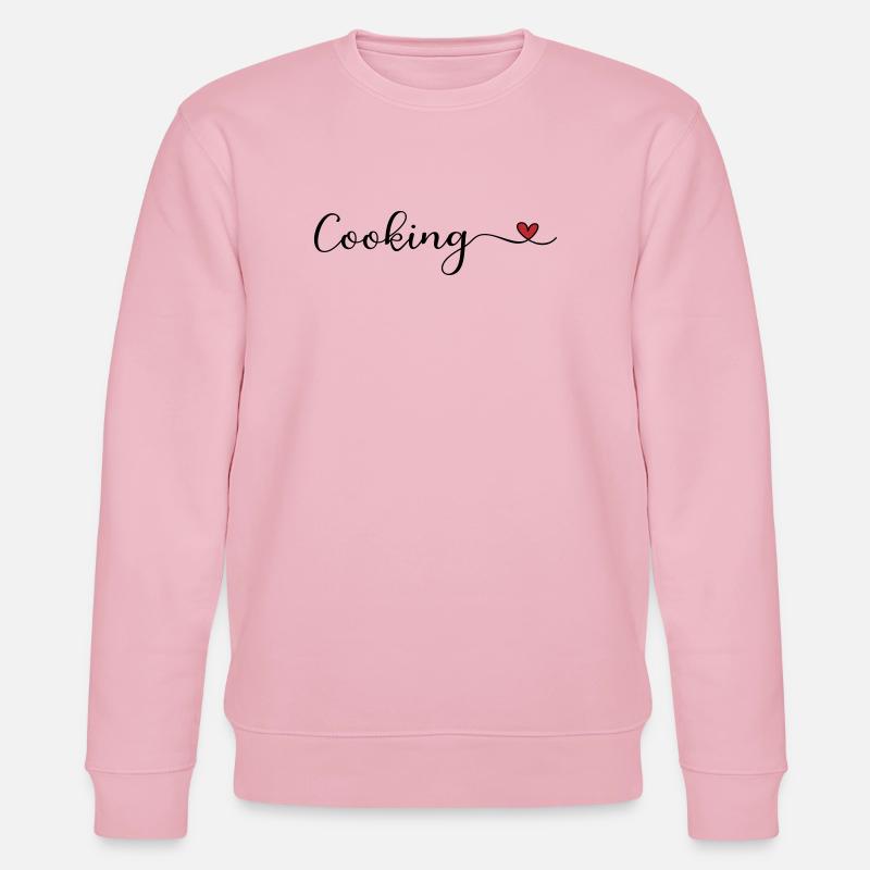 Kochen - Stanley/Stella Unisex Bio-Sweatshirt CHANGER  - Hellrosa