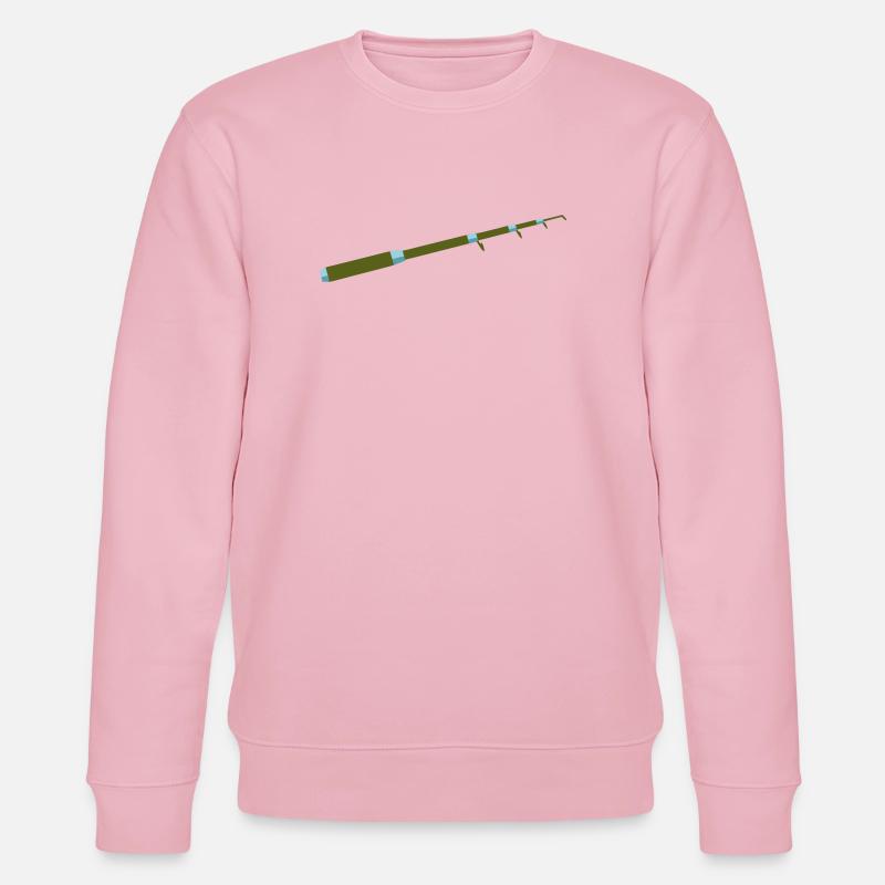Canne à pêche Canne à pêche - Sweat bio CHANGER Stanley/Stella Unisexe - rose pâle