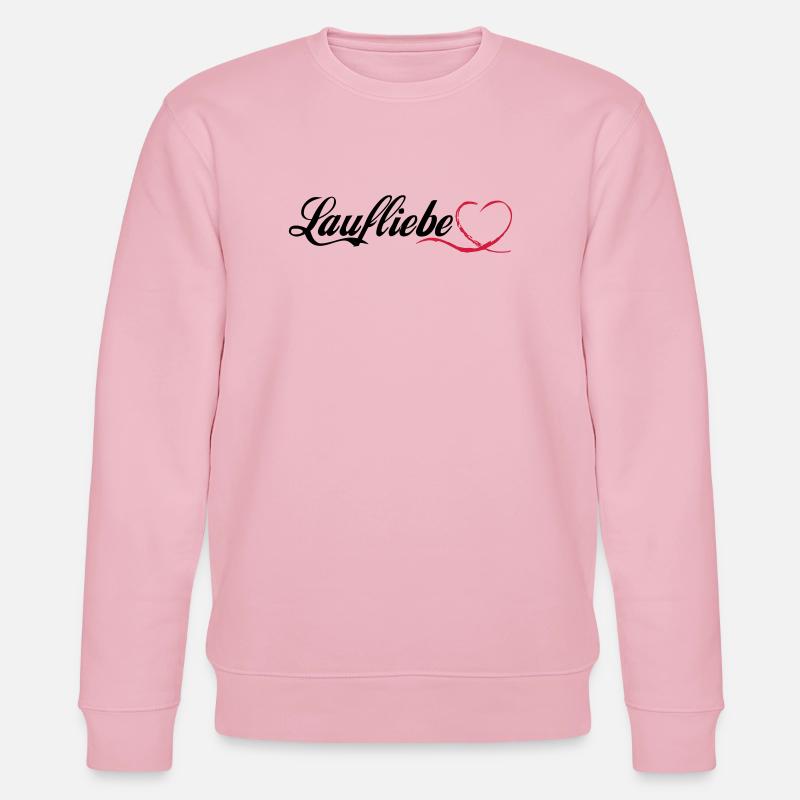 Laufliebe - Stanley/Stella Unisex Bio-Sweatshirt CHANGER  - Hellrosa