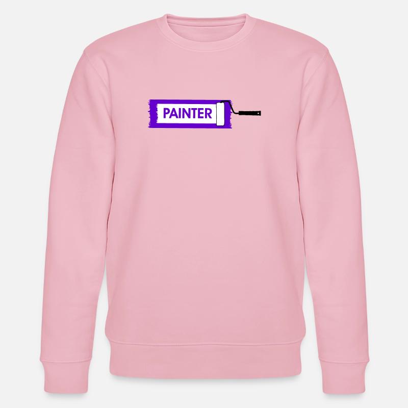 Farbroller mit lila Farbe - Stanley/Stella Unisex Bio-Sweatshirt CHANGER  - Hellrosa