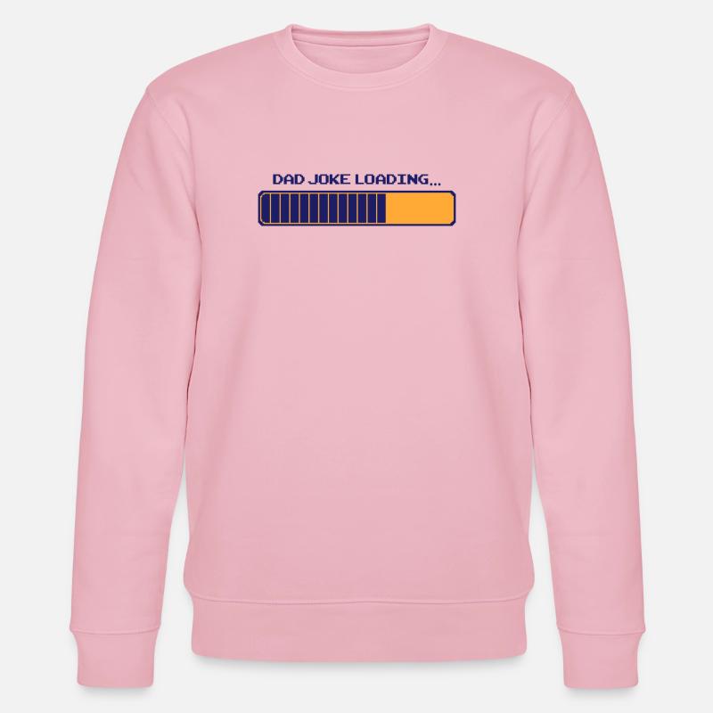 Dad Joke Loading – Pixelbar - Stanley/Stella Unisex Bio-Sweatshirt CHANGER  - Hellrosa