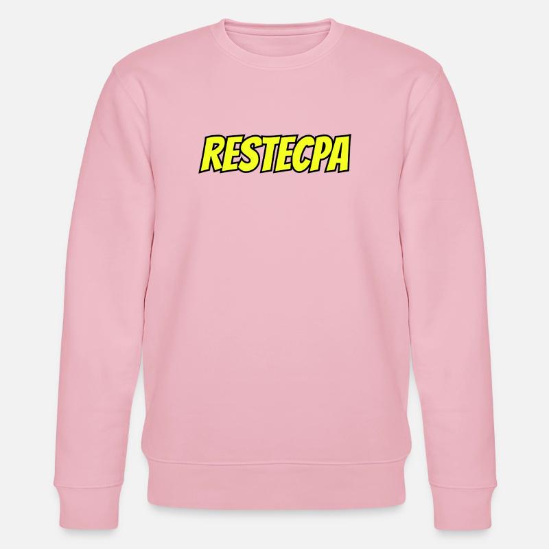 RESTECPA Straßenslangtypografie - Stanley/Stella Unisex Bio-Sweatshirt CHANGER  - Hellrosa