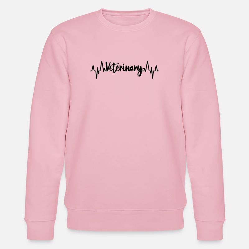 Fréquence cardiaque vétérinaire - Sweat bio CHANGER Stanley/Stella Unisexe - rose pâle