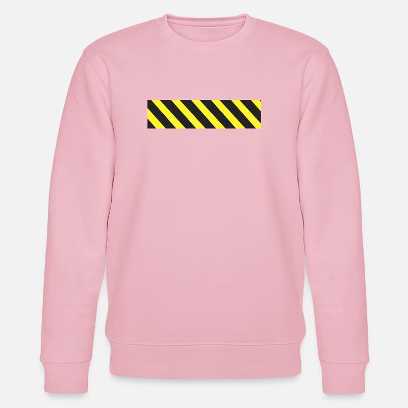 Ruban de précaution - Sweat bio CHANGER Stanley/Stella Unisexe - rose pâle