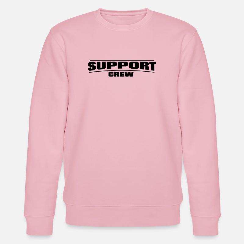 Support Crew - Stanley/Stella Unisex Bio-Sweatshirt CHANGER - Hellrosa
