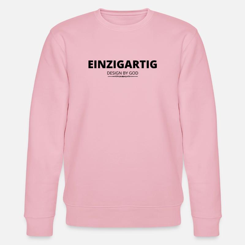Einzigartig - Stanley/Stella Unisex Bio-Sweatshirt CHANGER  - Hellrosa