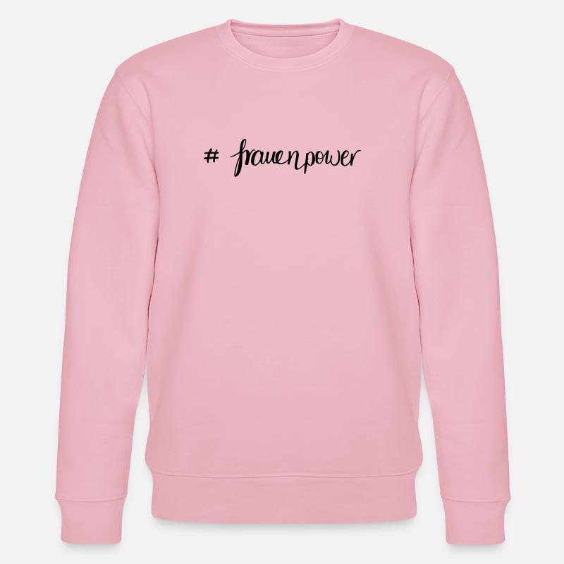 frauenpower - Stanley/Stella Unisex Bio-Sweatshirt CHANGER  - Hellrosa