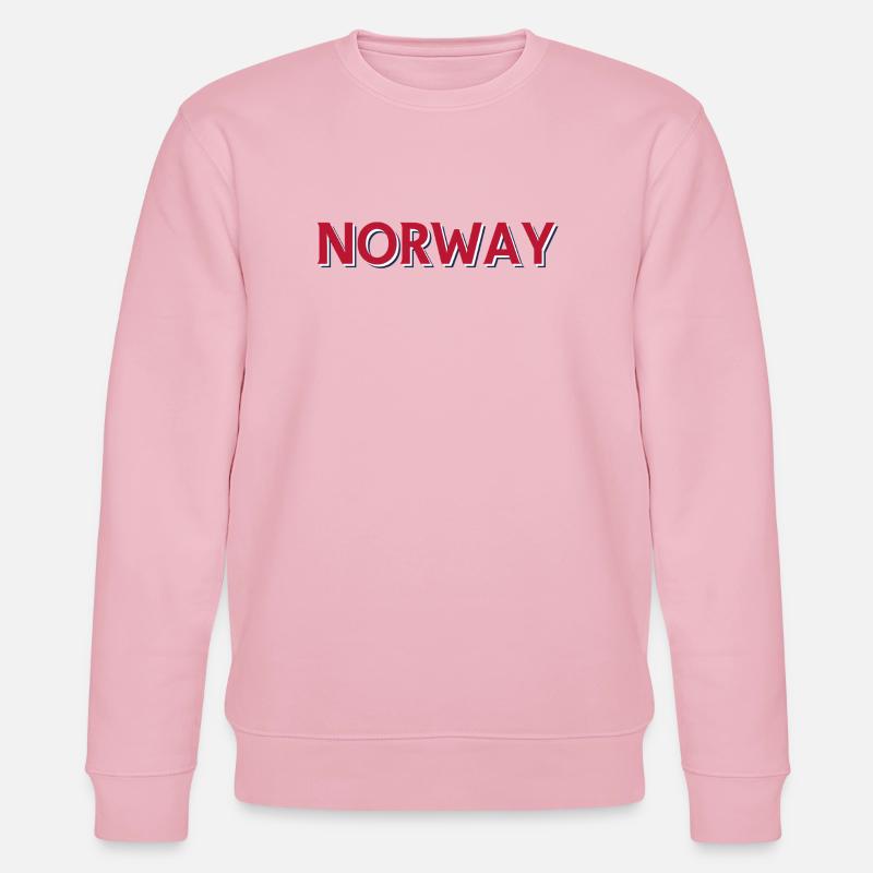 Norrge - Stanley/Stella Unisex Bio-Sweatshirt CHANGER  - Hellrosa