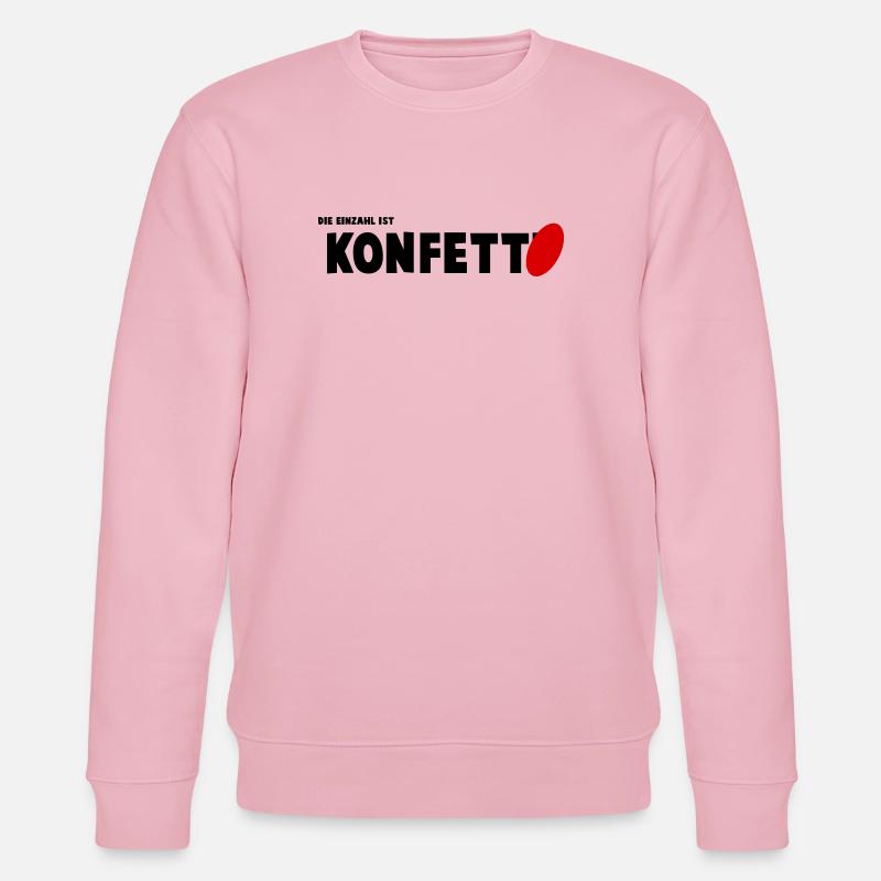 Konfetto - Stanley/Stella Unisex Bio-Sweatshirt CHANGER  - Hellrosa