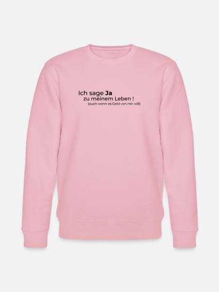 Ja zum Leben - Stanley/Stella Unisex Bio-Sweatshirt CHANGER - Hellrosa