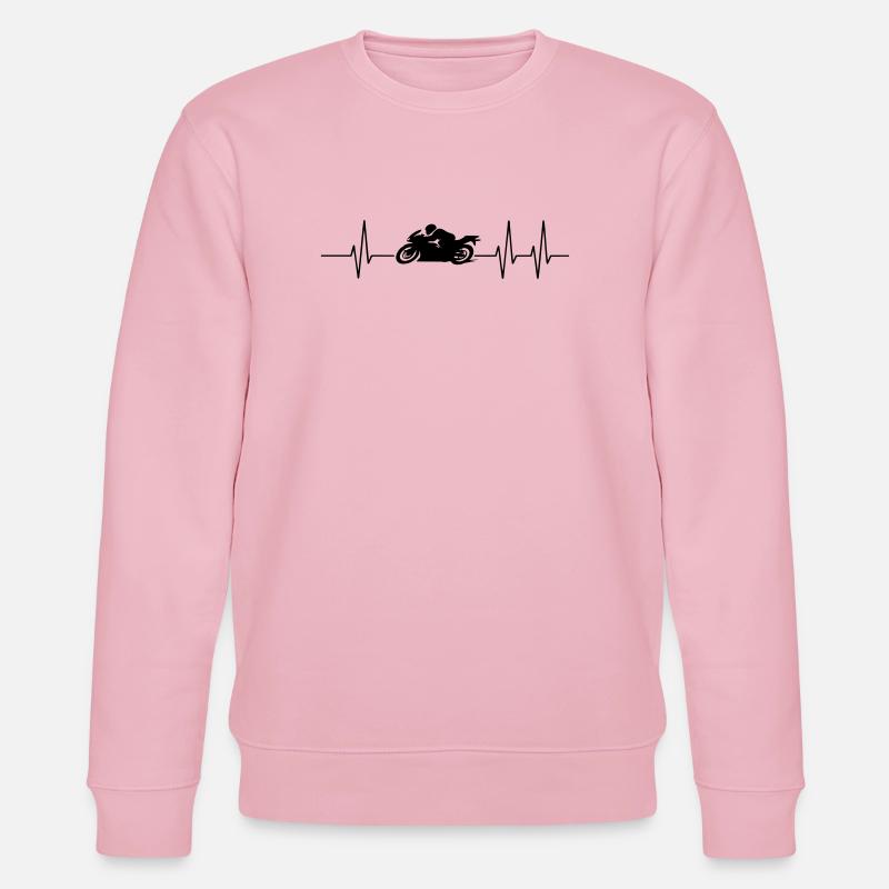 Motorrad - Stanley/Stella Unisex Bio-Sweatshirt CHANGER  - Hellrosa