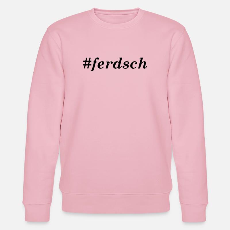 Sachsenliebe #ferdsch - Stanley/Stella Unisex Bio-Sweatshirt CHANGER  - Hellrosa