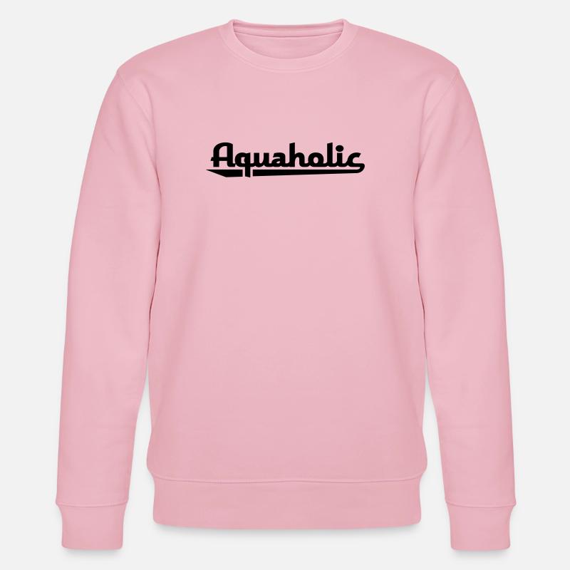 2541614 15910338 aquaholic - Sweat bio CHANGER Stanley/Stella Unisexe - rose pâle