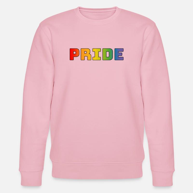 Regenbogen pride LGBT lgbtqi queer - Stanley/Stella Unisex Bio-Sweatshirt CHANGER  - Hellrosa