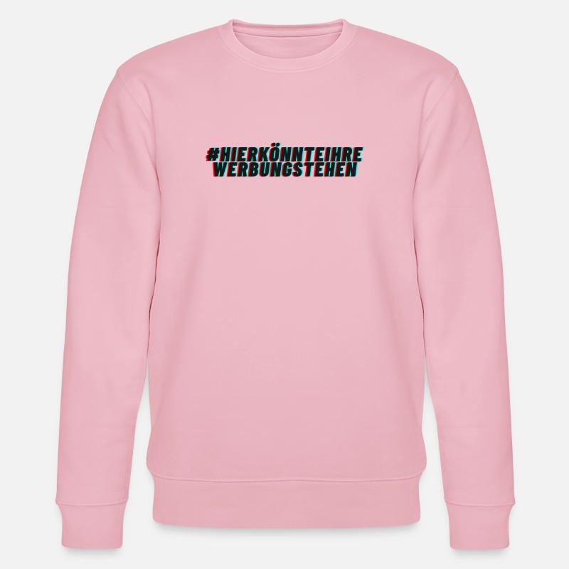 Werbefläche zu vermieten? - Stanley/Stella Unisex Bio-Sweatshirt CHANGER  - Hellrosa