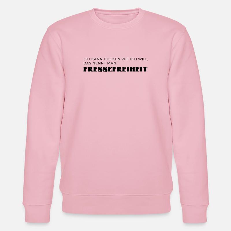 Liberté de bouche - Sweat bio CHANGER Stanley/Stella Unisexe - rose pâle