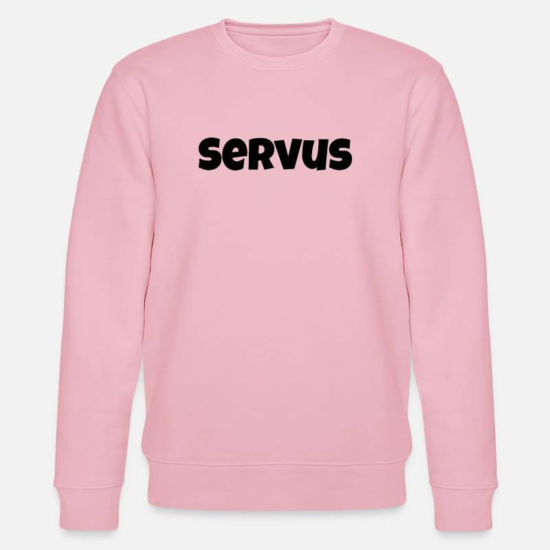 Servus (Luckiest Guy) - Stanley/Stella Unisex Bio-Sweatshirt CHANGER - Hellrosa