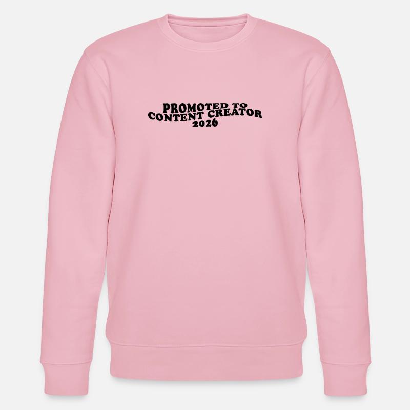 Promoted to Content Creator 2026 - Stanley/Stella Unisex Bio-Sweatshirt CHANGER  - Hellrosa