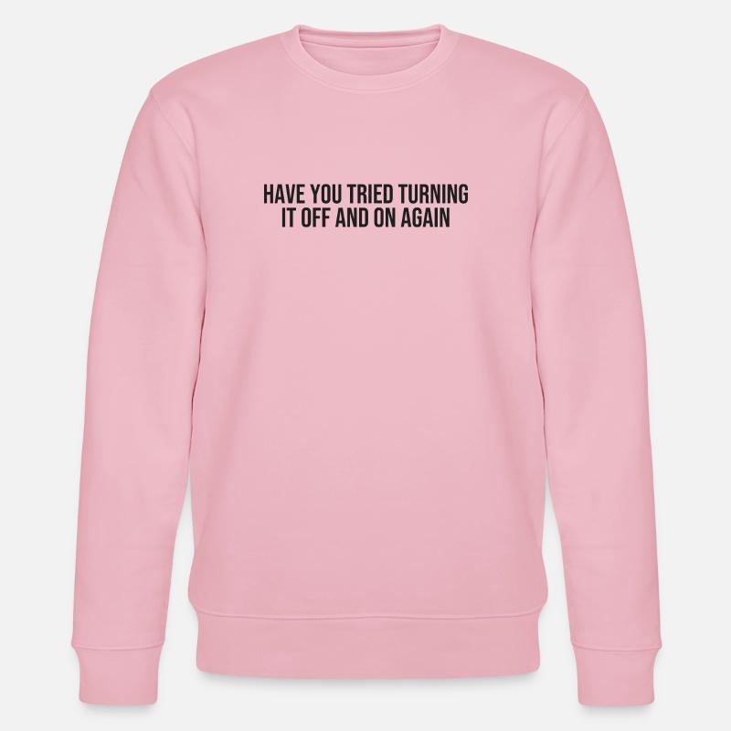 IT Tech Support - Stanley/Stella CHANGER Unisex Organic Sweatshirt - cotton pink