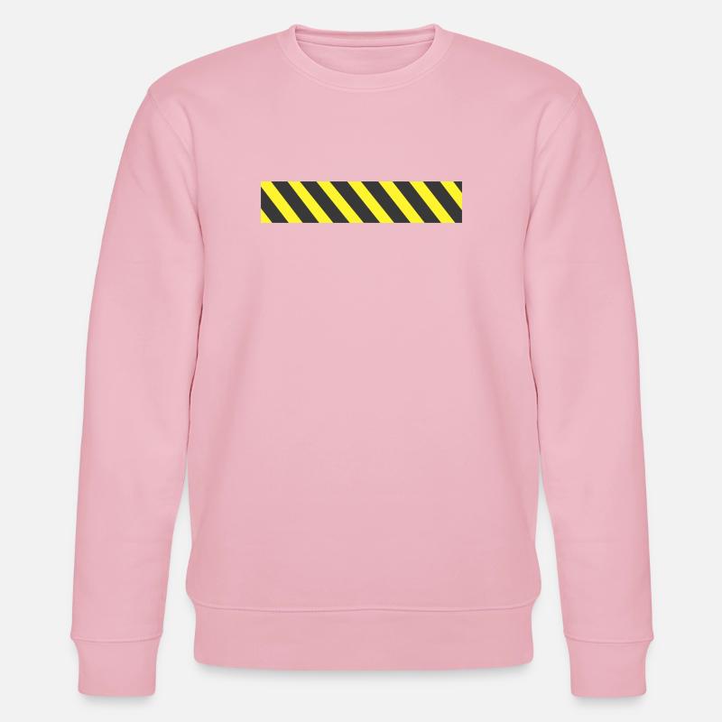 Ruban de précaution - Sweat bio CHANGER Stanley/Stella Unisexe - rose pâle