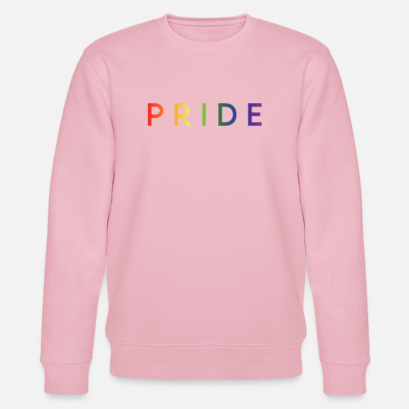 PRIDE - Stanley/Stella Unisex Bio-Sweatshirt CHANGER  - Hellrosa