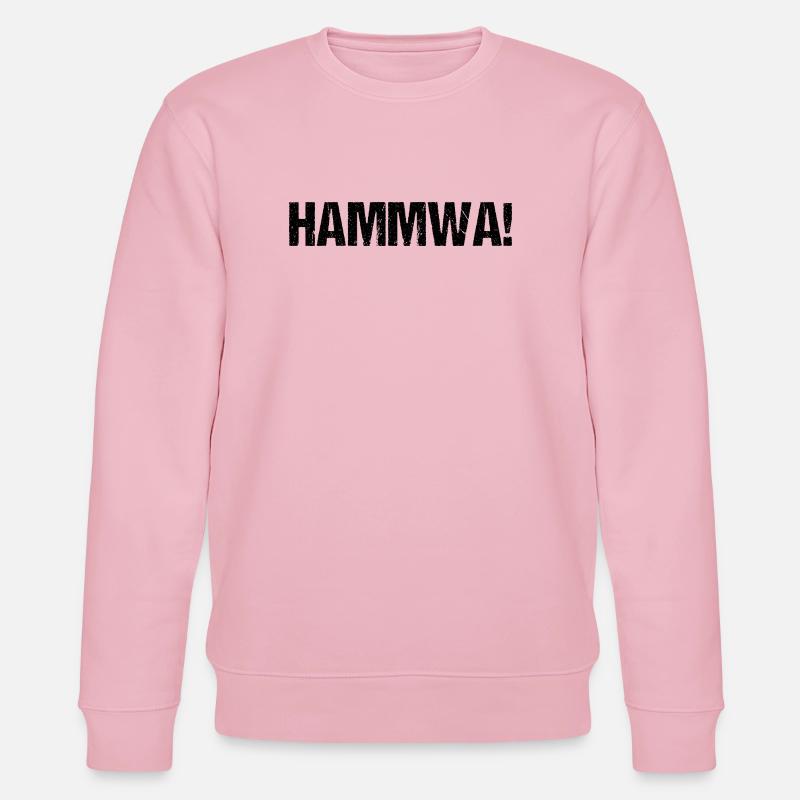 Hammwa Berlin Chemise Dialecte - Sweat bio CHANGER Stanley/Stella Unisexe - rose pâle