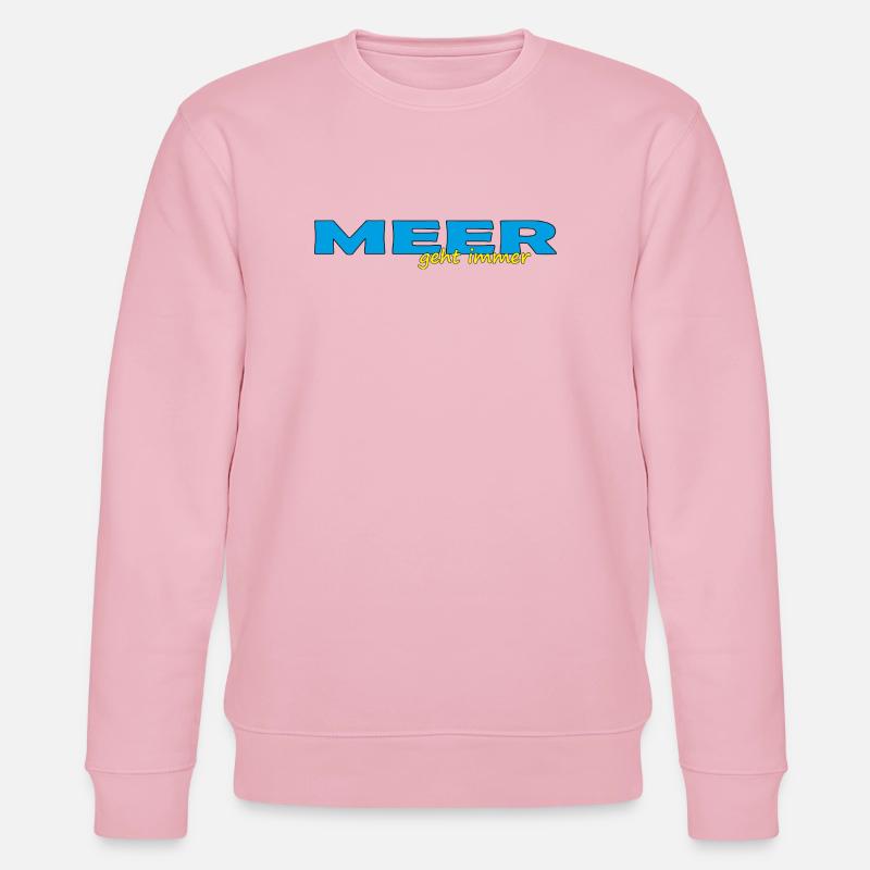 MEER GEHT IMMER - Stanley/Stella Unisex Bio-Sweatshirt CHANGER  - Hellrosa