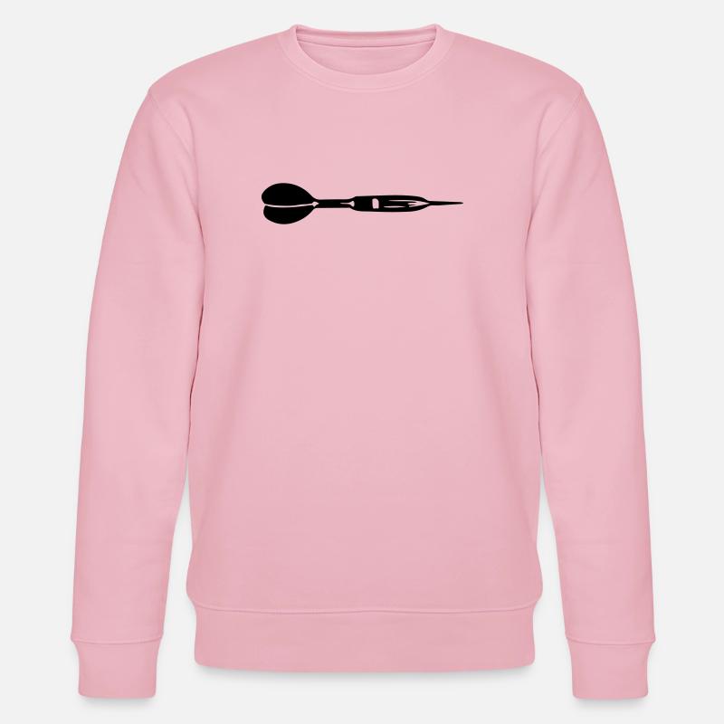 Icône de fléchettes - Sweat bio CHANGER Stanley/Stella Unisexe - rose pâle