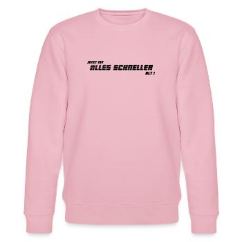 schneller alt - Stanley/Stella Unisex Bio-Sweatshirt CHANGER  - Hellrosa - Vorne - Jaron (178cm) & Liana (172cm)