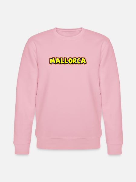 Mallorca Schriftzug - Stanley/Stella Unisex Bio-Sweatshirt CHANGER  - Hellrosa