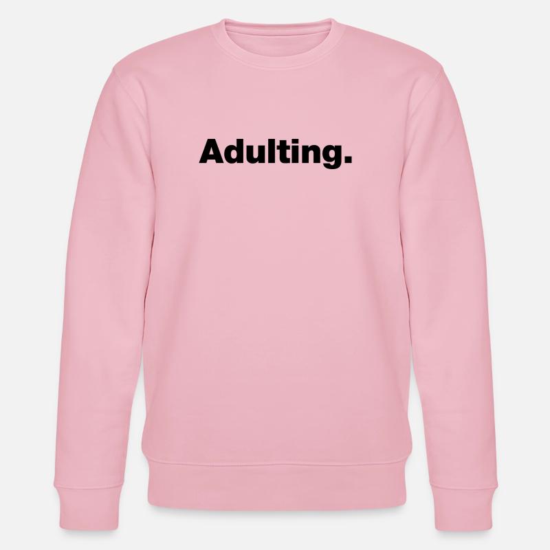 Erwachsenwerden - Stanley/Stella Unisex Bio-Sweatshirt CHANGER - Hellrosa