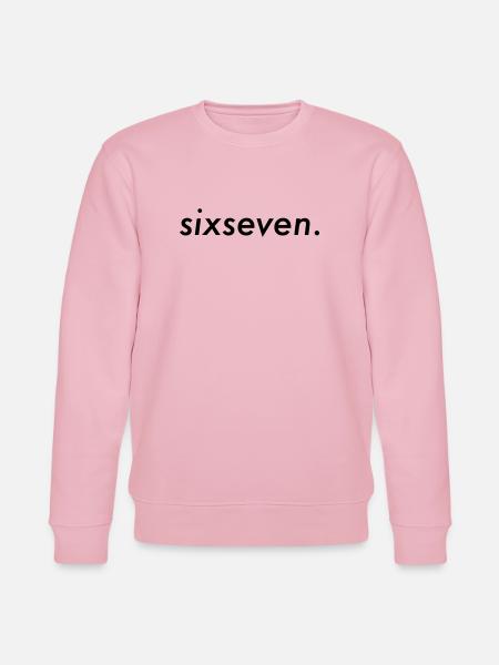 Six-seven - Stanley/Stella Unisex Bio-Sweatshirt CHANGER - Hellrosa