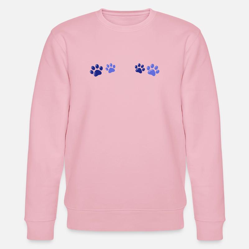 Blaue Tierdrucke - Stanley/Stella Unisex Bio-Sweatshirt CHANGER  - Hellrosa