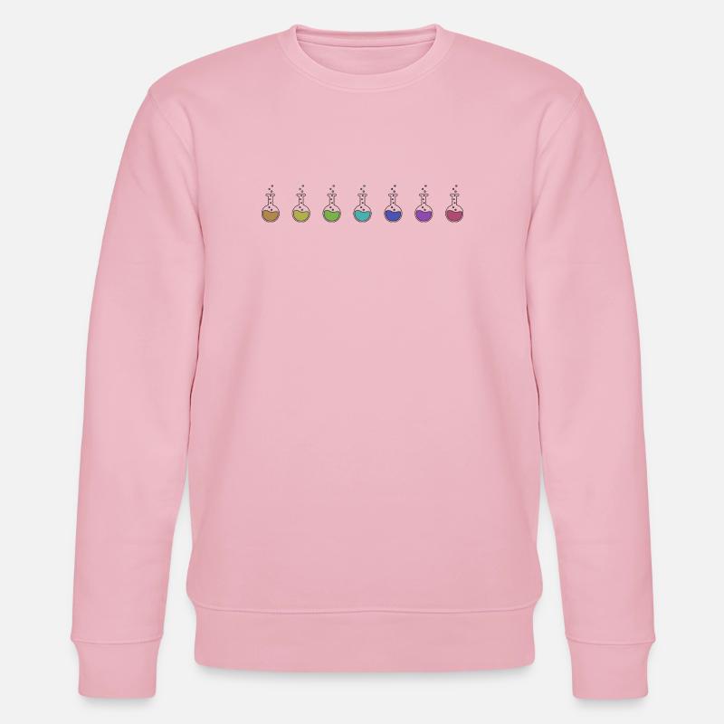 Expérience de chimie en laboratoire - Sweat bio CHANGER Stanley/Stella Unisexe - rose pâle