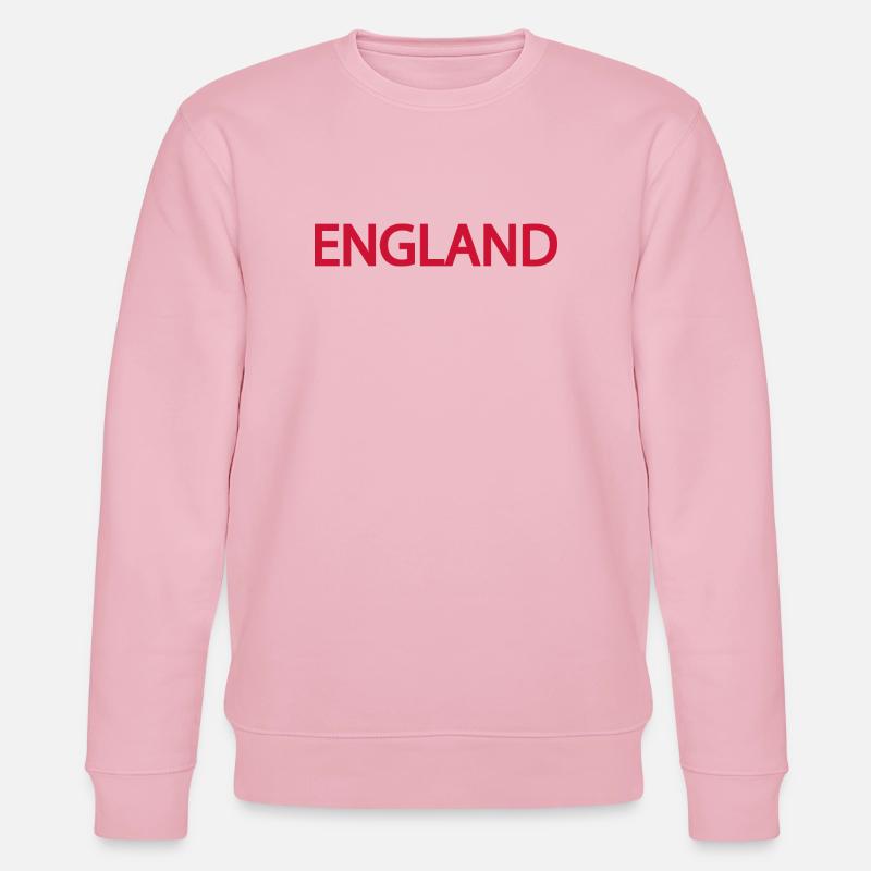 Englische Landschaft im Wave Foam Style - Stanley/Stella Unisex Bio-Sweatshirt CHANGER  - Hellrosa