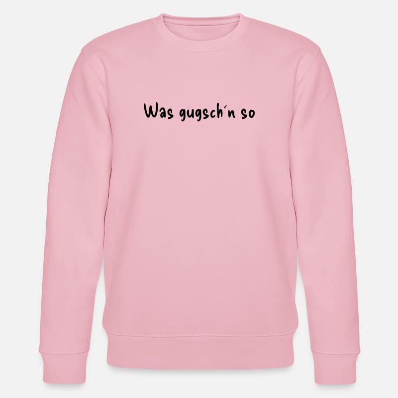 Was gugsch´n so - Stanley/Stella Unisex Bio-Sweatshirt CHANGER  - Hellrosa