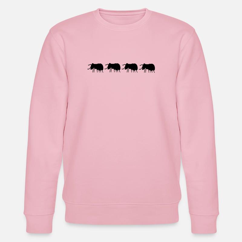 Beetles Bugs - Stanley/Stella CHANGER Unisex Organic Sweatshirt - cotton pink