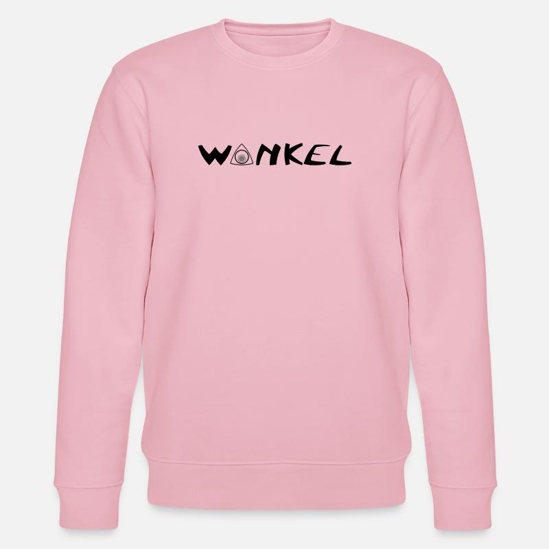 Wankel Schriftzug - Stanley/Stella Unisex Bio-Sweatshirt CHANGER  - Hellrosa