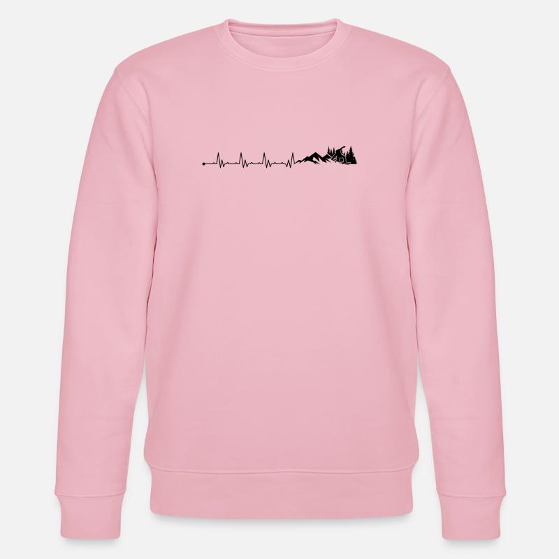 Warten auf Design-Upload - Stanley/Stella Unisex Bio-Sweatshirt CHANGER  - Hellrosa