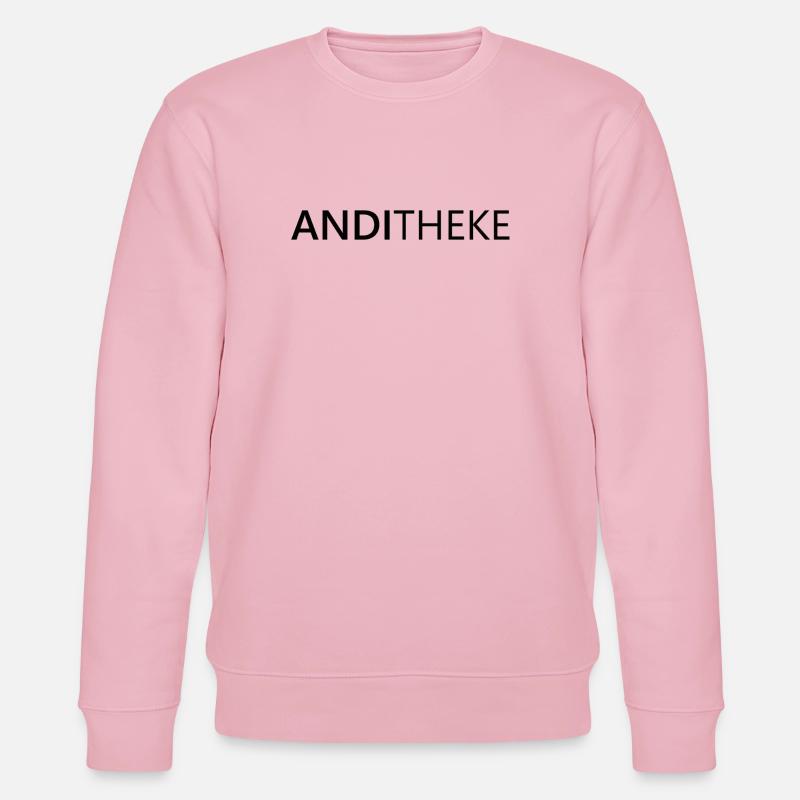 AndiTheke – Cadeau amusant Andreas, Andi & Andy - Sweat bio CHANGER Stanley/Stella Unisexe - rose pâle