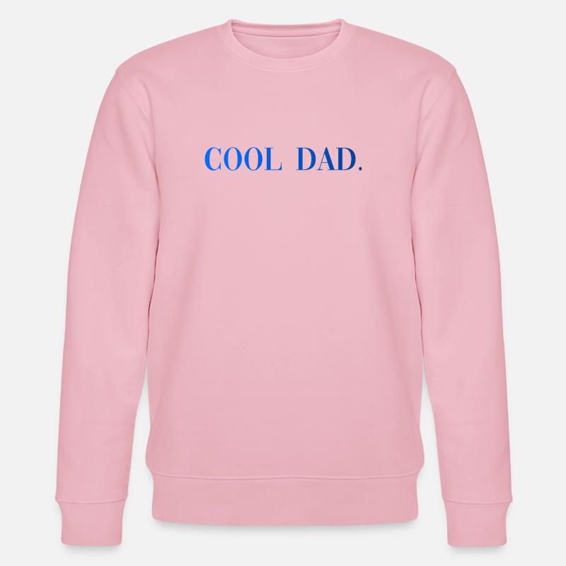 Papa cool : Cadeau de paternité - Sweat bio CHANGER Stanley/Stella Unisexe - rose pâle