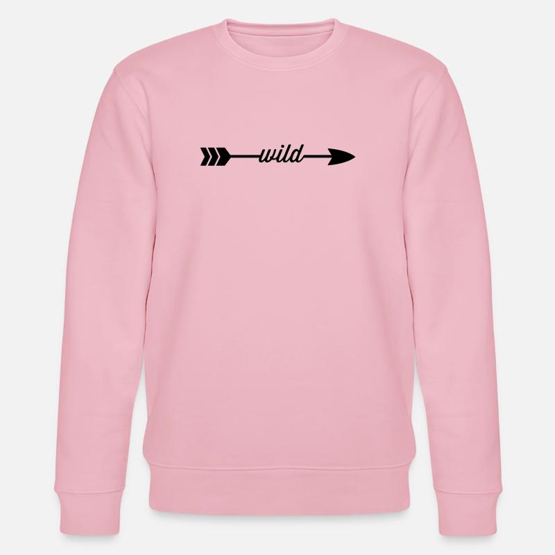 Wild - Stanley/Stella Unisex Bio-Sweatshirt CHANGER  - Hellrosa