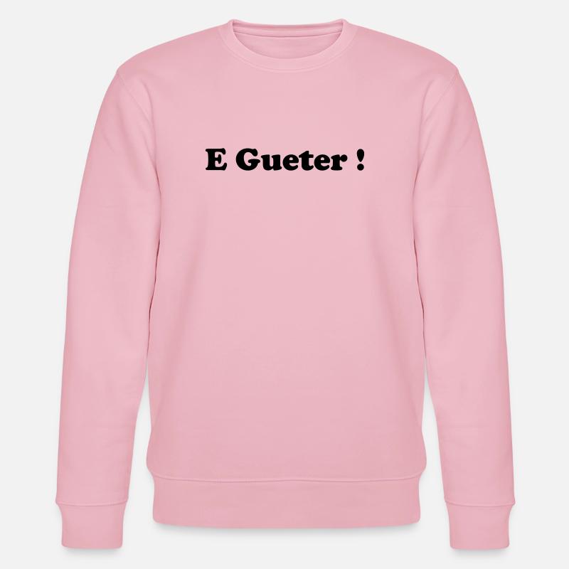 E_gueter_logo - Sweat bio CHANGER Stanley/Stella Unisexe - rose pâle