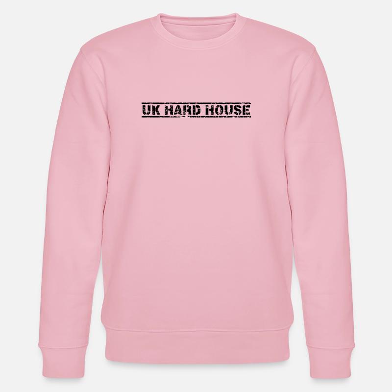 UK Hard House - Stanley/Stella Unisex Bio-Sweatshirt CHANGER  - Hellrosa