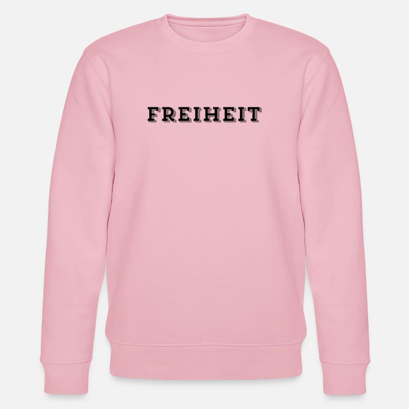 FREEDOM – Boundless and free - Stanley/Stella CHANGER Unisex Organic Sweatshirt - cotton pink