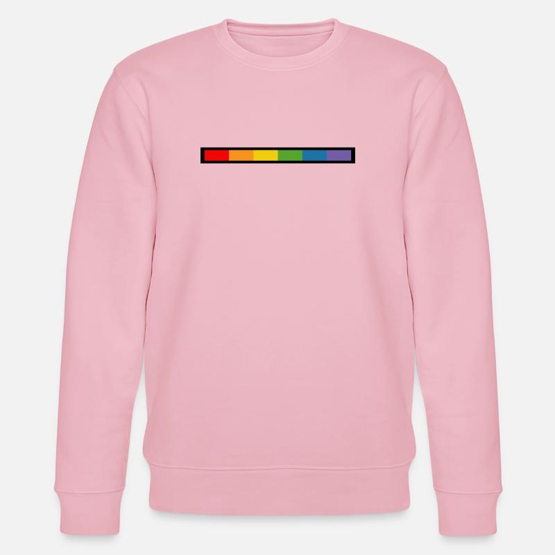LGBT Tshirt design CSD Shirt - Stanley/Stella Unisex Bio-Sweatshirt CHANGER  - Hellrosa