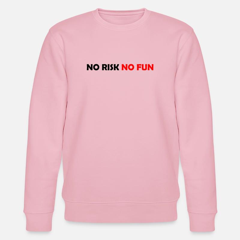 Spiel mutig oder bleib zu Hause - Stanley/Stella Unisex Bio-Sweatshirt CHANGER  - Hellrosa
