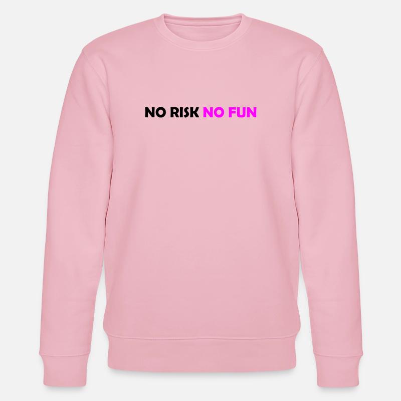 Kein Risiko Kein Spaß - Stanley/Stella Unisex Bio-Sweatshirt CHANGER  - Hellrosa